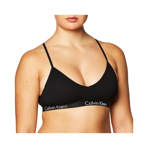  Calvin Klein Womens Motive Cotton Lightly Lined Bralette