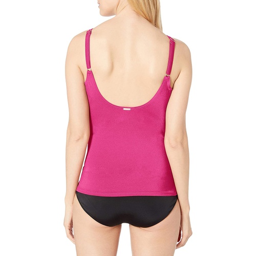  Calvin Klein Womens Standard Tankini Swimsuit with Adjustable Straps and Tummy Control