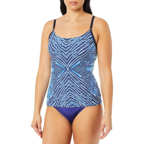  Calvin Klein Womens Over The Shoulder Tankini Swimsuit