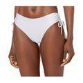 Calvin Klein Womens Side Shirred Bikini Swimsuit Bottom