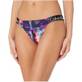 Calvin Klein Womens Standard Logo Cheeky Bikini Bottom