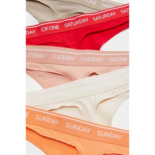 캘빈클라인 Calvin Klein Underwear One Days of the Week Thong 7-Pack