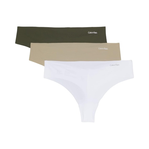 캘빈클라인 Calvin Klein Underwear Invisibles 3-Pack Thong