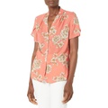 Calvin Klein Womens Short Tulip Sleeve Blouse