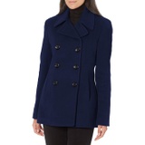 Calvin Klein Womens Double Breasted Peacoat (Petite, Standard, Plus)