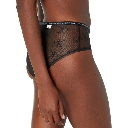 캘빈클라인 Calvin Klein Underwear One Logo Mesh High-Waist Bikini