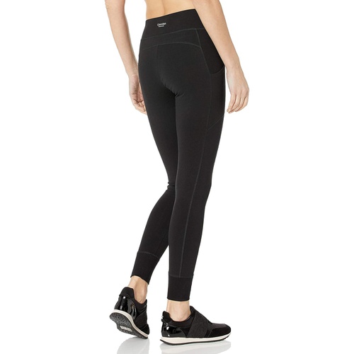  Calvin Klein Womens Premium Performance Double Waistband Moisture Wicking Legging (Standard and Plus)