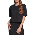 Calvin Klein Text Boxy Drop Shoulder