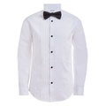 Big Boys Tuxedo Shirt and Bow Tie Box Set