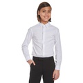 Big Boys Slim-Fit Stretch Logo Dot-Print Dress Shirt