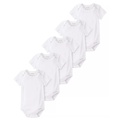 Baby Boys or Girls Organic Cotton Short Sleeve Bodysuits Pack of 5