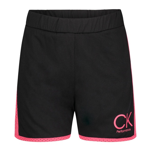  Big Girls Jersey Mesh Panel Active Shorts