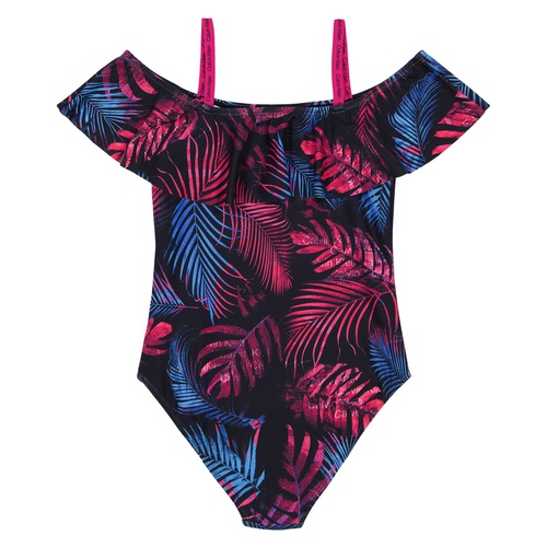  Big Girls Dark Tropical One Piece Swimsuit