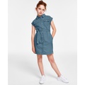 Big Girls Chambray Shirtdress