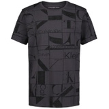 Big Boys Square-Collage-Print Cotton Short-Sleeve T-Shirt