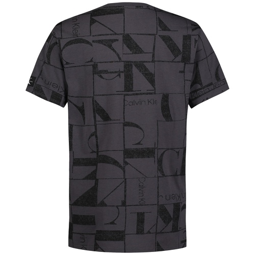 Big Boys Square-Collage-Print Cotton Short-Sleeve T-Shirt