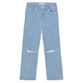 Big Girls Distressed Wide Leg Jean