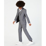 Big Boys Slim Fit Machine Washable Stretch Suit Pants