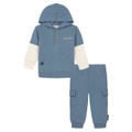 Baby Boy Fleece Hoodie and Cargo Joggers Set 2 piece