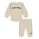 Baby Boy Side-Striped Fleece Sweatsuit 2 piece set