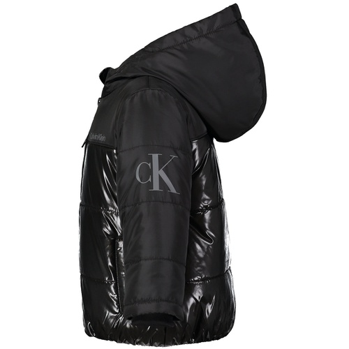  Baby Boys CKJ Shiny Blocked Bubble Jacket