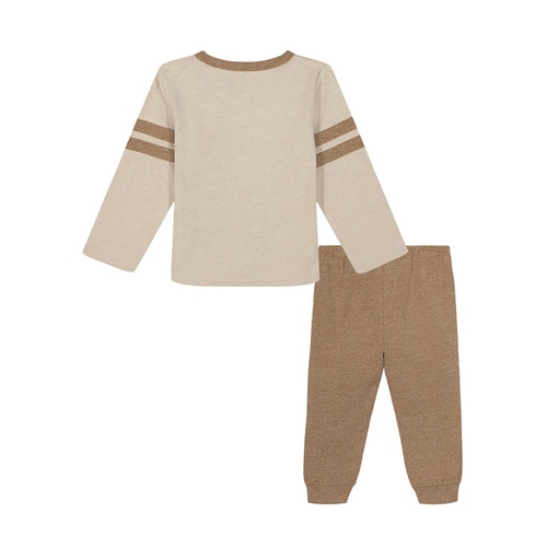  Baby Boy Double-Brushed Knit Pants Set