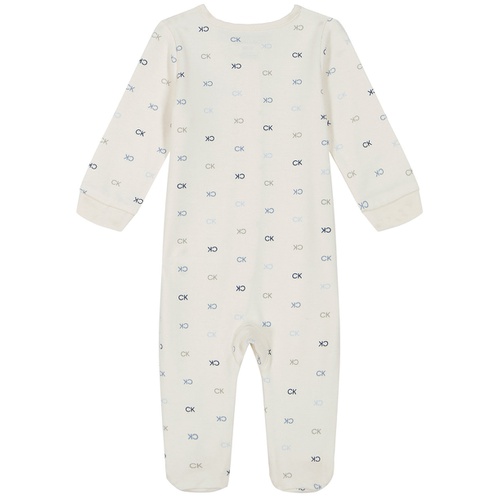  Baby Boy Logo-Print Footed Coverall