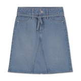 Big Girls Knee-Length Cotton Denim Skirt