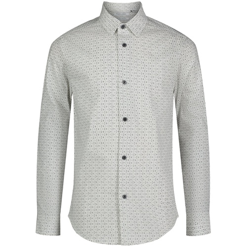  Big Boys Long Sleeve Stretch CK Glyph Print Shirt