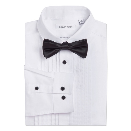  Big Boys Tuxedo Shirt and Bow Tie Box Set