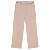 Big Girls Wide Leg Twill Cargo Pants