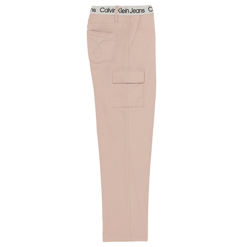  Big Girls Wide Leg Twill Cargo Pants