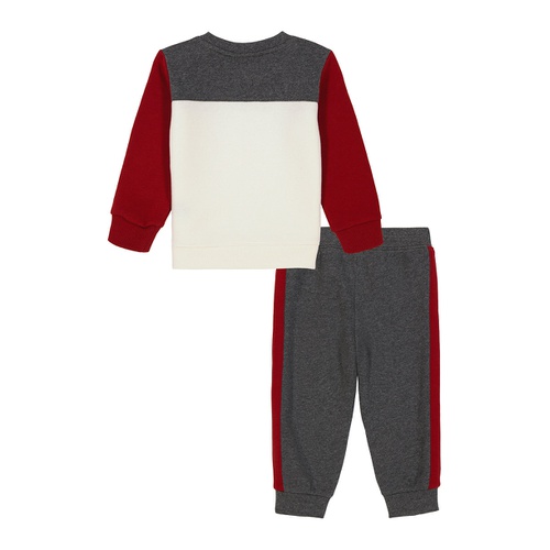  Baby Boy Colorblock Fleece Sweatsuit 2 Piece Set