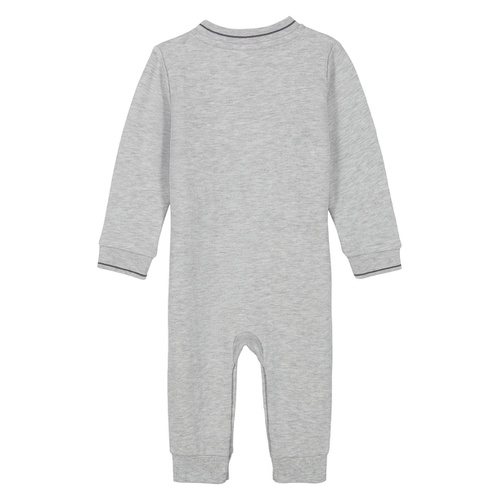  Baby Boy Heather Fleece Quilted Coverall