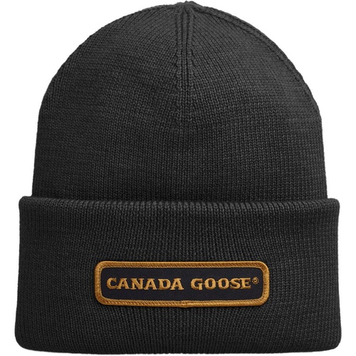 캐나다구스 Canada Goose Emblem Rib Toque Beanie - Accessories