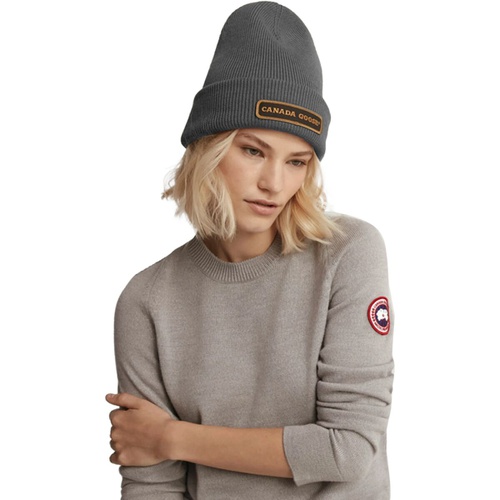 캐나다구스 Canada Goose Emblem Rib Toque Beanie - Accessories