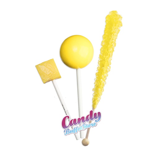  Candy Buffet Store Red Square Pops - 24 Pack - Cinnamon Flavored - How To Build a Candy Buffet Guide included!