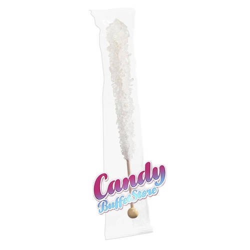  Candy Buffet Store Large White Rock Candy - 12 Pack Sugar Flavored - How To Build a Candy Buffet Table Guide Included