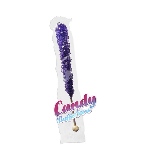  Candy Buffet Store 24 Pack Assorted Rock Candy Crystal Sticks, 11 Flavors - FREE GUIDE: How to Build a Candy Buffet Table Included with each purchase