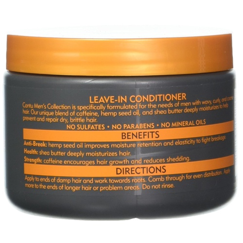  Cantu Shea Butter Mens Collection Leave in Conditioner, 13 oz.