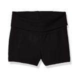 Capezio Girls Team Basic Foldover Boy Shorts