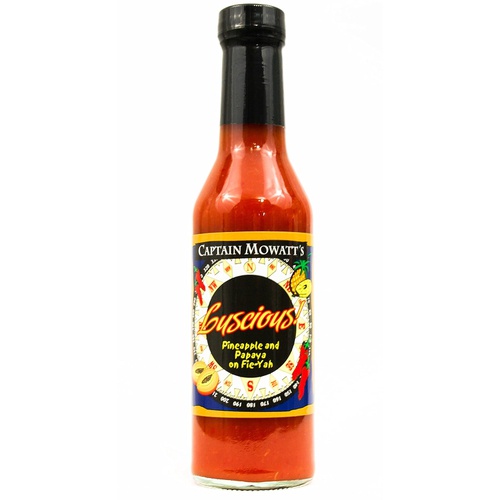  CAPTAIN MOWATTS Luscious Hot Sauce, 8 OZ