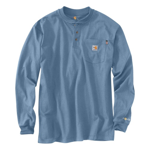 칼하트 Carhartt Big & Tall Flame-Resistant Force Cotton Long Sleeve T-Shirt