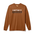 Carhartt Mens Relaxed Fit Heavyweight Long-Sleeve Workwear Graphic T-Shirt