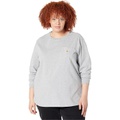 Carhartt Plus Size WK126 Workwear Pocket Long Sleeve T-Shirt