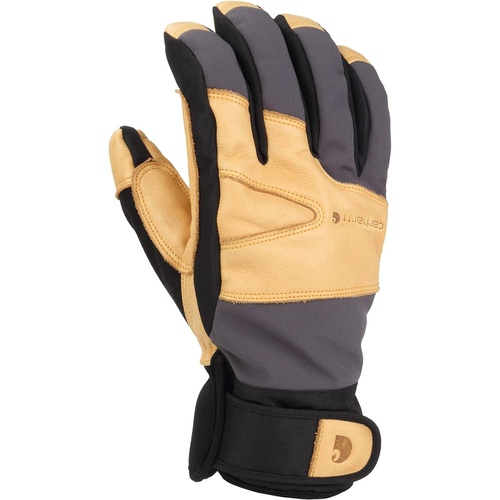 칼하트 Carhartt Mens Winter Dex Cow Grain Leather Trim Glove