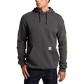 Carhartt Mens Midweight Sleeve Logo Hooded Sweatshirt (Regular and Big & Tall Sizes)