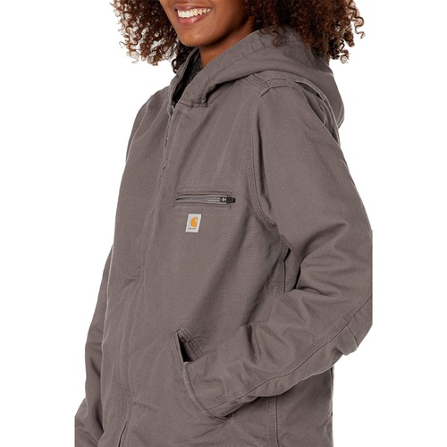 칼하트 Womens Carhartt OJ141 Sherpa Lined Hooded Jacket