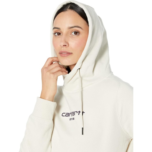 칼하트 Womens Carhartt Force Relaxed Fit Lightweight Graphic Hooded Sweatshirt