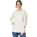 Womens Carhartt Loose Fit Long Sleeve Graphic T-Shirt